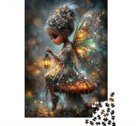 Puzzle Hada con Linterna De 1000 Piezas Interesante Rompecabezas para Adultos De 1000 Piezas Pintura Entretenimiento Creativo 70x50cm/1000pcs