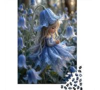 Puzzle Hada de la Campana Azul De 1000 Piezas Interesante Rompecabezas Adultos De 1000 Piezas Obra De Arte Entretenimiento Creativo 70x50cm/1000pcs