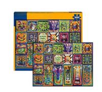 Puzzle Halloween 1000 Piezas De Crochet Terrorífico Estacional