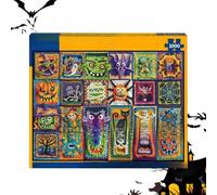Puzzle Halloween De 1000 Piezas Tema Terror Ganchillo