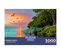 Puzzle Hipopótamo 1000 Piezas - para Adultos Rompecabezas De Costaal Bosque, Juego Divertido E Instructivo Arte Decorativo, Regalo Ideal 38x26cm/1000pcs
