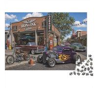 Puzzle Hot Rod Americano Retro Retro 1000 Piezas, Reto para Adultos