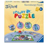 Puzzle Infantil de 4x35 Piezas - Disney Stitch - Speedy Puzzle Stitch | Puzle infantil de Stitch de Disney, 4 x 35 piezas, a partir de 6 años, calidad Ravensburger