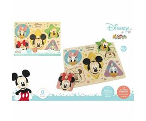 Puzzle infantil de madera disney