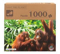 Puzzle infantil orangutanes 1.000 piezas cb toys