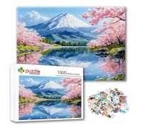 Puzzle Japón Puzzle 1000 Piezas Paisaje, Rompecabezas Imposible Desafiante, Adultos Madera Jigsaw, Juegos de Rompecabezas para Toda la Familia con Reducción de Presión, Regalos para Mujeres A-7