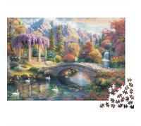 Puzzle jardín Paisaje otoño De 1000 Piezas Interesante Rompecabezas Adultos De 1000 Piezas Decoracion Entretenimiento Creativo 70x50cm/1000pcs