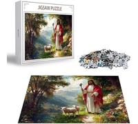 Puzzle Jesús Puzzle 5000 Piezas Paisaje Rompecabezas Adultos Pieza de Madera Juegos, Entretenimiento En Familia Rompecabezas Jigsaw para a Partir de 14 Años, Decoración del Hogar Regalos S-463
