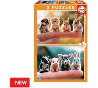 Puzzle Junior 2X20 Bebé Animales - EDUCA