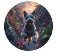 Puzzle Kerry Blue Terrier 1000 Piezas - para Adultos Y Niños Puzzles De Cañón, Juego Educativo Y Divertido Arte Decorativo, Regalo Original 1000pcs (67.5x67.5cm)