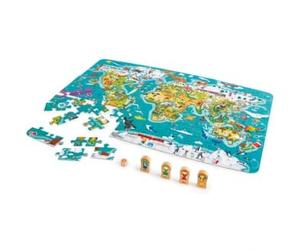 Puzzle la vuelta al mundo 2 en 1