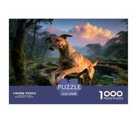 Puzzle Lebrel Italiano 1000 Piezas - para Adultos Puzzle De Raíces Tabulares Musgo, Divertido, Desafiante E Instructivo Arte Decorativo, 52x38cm/1000pcs
