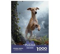 Puzzle Lebrel Italiano 1000 Piezas - para Adultos Puzzles De Misty Tronco Árbol, Juego Divertido E Instructivo Decorativo, Regalo Original 70x50cm/1000pcs