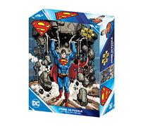 Puzzle 3d lenticular dc comics superman levantando escombros 300 piezas