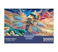 Puzzle Libélula 1000 Piezas para Adultos Y Niños - Rompecabezas De DIY, Juego Creativo para Toda La Familia 38x26cm/1000pcs