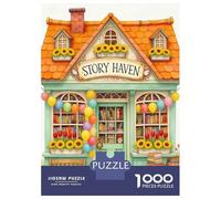 Puzzle Librería Rural De 1000 Piezas Rompecabezas Hombres Y Mujeres De 1000 Piezas Decoracion Hobby 70x50cm/1000pcs