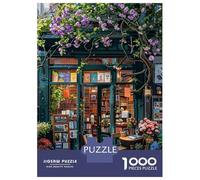 Puzzle Librería Vieja de la Esquina de la Calle De 1000 Piezas Rompecabezas para Adultos De 1000 Piezas Decoracion Hobby 52x38cm/1000pcs