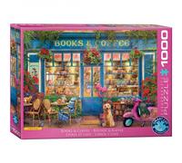 Puzzle - Libros Y Café - 1000 Piezas