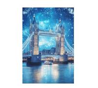 Puzzle Londres Puzzle 6000 Piezas Puente Imposible, DIY Obra de Arte de Juego de Rompecabezas para Adultos, Rompecabezas de Impresión de Alta Definición Multicolor, Decoracion Hogar 105x179cm D-1004