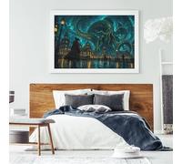Puzzle Lovecraft Mitos de Madera 1000 Piezas, Decoración de Madera