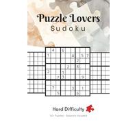 Puzzle Lovers Sudoku Puzzle Book for Adults - Hard Difficulty: Challenging Sudoku Puzzles | Deep Satisfaction for Serious Puzzle Lovers | 6x9 inches, 110 Pages | 50+ Puzzles | Solutions Included
