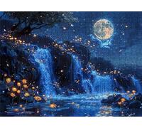 Puzzle Luna Caer Diseño de Patrones | con Exquisita Caja de Embalaje | Puzzle 5000 Piezas | Piezas Encajan Perfectamente | Letras la Parte Posterior | Rompecabezas Adultos Toda La Familia s7h-864