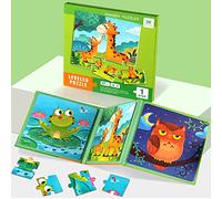 Puzzle Magnetico 3 4 5 años,Juguetes Montessori Puzzle Infantil,Puzzles Rompecabezas Magnéticos para Niños Niñas Juguete Educativo,Montessori Libro Tranquilo,Juego de Rompecabezas