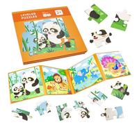 Puzzle Magnetico 4 en 1 para niños, Puzzle 3 años Educativo, Puzzle Montessori, Puzzles Infantiles 3 años 4 5 6 años, Rompecabeza Infantil para niño y niña (Estilo A)