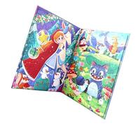 Puzzle magnético creativo - Puzzle magnético para niños pequeños, libro de empleo, juego de viaje con coche y avión para viajes, juego educativo, idea de regalo