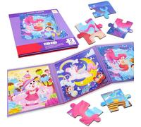 Puzzle Magnetico, Rompecabezas Magnético a Partir de 3 A 8 Años, 25-30-42 Piezas, Puzzles Magnéticos para Niños, Juegos de Viaje Niños, Juguetes Educativos para Niños de 3 4 5 6 7 8 Años