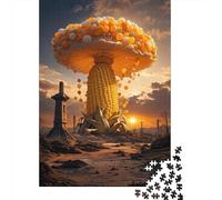 Puzzle Maíz 1000 Piezas para Adultos Juego Difícil De Madera Puzzles Apocalipsis de Maíz Anochecer Decorativo Regalo Original 1000pcs (75x50cm)