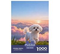 Puzzle Maltés 1000 Piezas - para Adultos Puzzles De Techo de Nubes Coloridas, Juego Divertido E Instructivo, Decorativo, Regalo Ideal 70x50cm/1000pcs