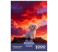 Puzzle Maltés 1000 Piezas - para Adultos Puzzles De Techo Nublado, Juego Divertido E Instructivo, Arte Decorativo, Regalo para Hombre 52x38cm/1000pcs