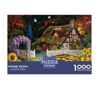 Puzzle Mapa de la Aldea del Otoño De 1000 Piezas Interesante Rompecabezas para Adultos De 1000 Piezas Pintura Entretenimento 38x26cm/1000pcs