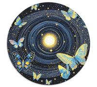 Puzzle Mariposa 1000 Piezas para Adultos Juego Difícil de cartón Rompecabezas Planetaa Mariposa Decorativo Regalo para Hombre 1000pcs (67.5x67.5cm)