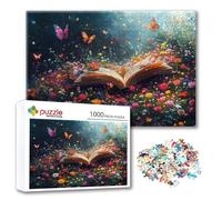 Puzzle Mariposa Puzzle 4000 Piezas Flor, Rompecabezas Imposible Desafiante, Adultos Madera Jigsaw, Juegos de Rompecabezas para Toda la Familia con Reducción de Presión, Regalos para Mujeres A-8