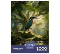 Puzzle Martín Pescador 1000 Piezas - para Adultos Y Niños Rompecabezas De Árbol Gigante, Juego Divertido E Instructivo, Arte Decorativo, Regalo Original 70x50cm/1000pcs
