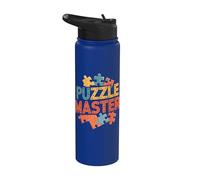 Puzzle Master Amante de los rompecabezas Stainless Steel Insulated Water Bottle