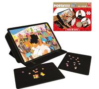 Puzzle Mates Portapuzzle Comfort - Tablero de rompecabezas portátil de fieltro antideslizante con ángulo ajustable para 500 a 1000 piezas, ligero, fácil de almacenar, clasificador y organizador, 49 x