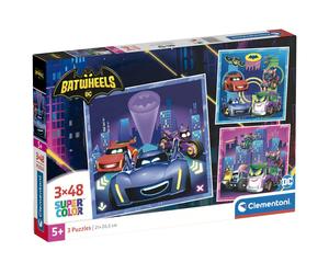 Puzzle maxi Batwheels DC Comics 3x48pzs