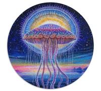 Puzzle Medusa 1000 Piezas para Adultos Juego Difícil de cartón Rompecabezas Medusas Coloridas Flotando Decorativo Regalo 1000pcs (67.5x67.5cm)