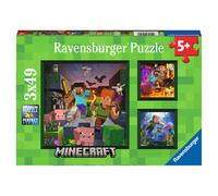 Puzzle Minecraft 3x49pzs