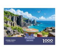 Puzzle Mirando al mar Desde Las Costas rocosas De 1000 Piezas Interesante Rompecabezas Adultos De 1000 Piezas Obra De Arte Regalo 70x50cm/1000pcs