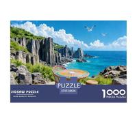 Puzzle Mirando al mar Desde Las Costas rocosas De 1000 Piezas Interesante Rompecabezas Adultos De 1000 Piezas Decoracion Hobby 38x26cm/1000pcs