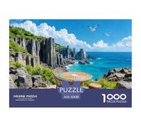 Puzzle Mirando al mar Desde Las Costas rocosas De 1000 Piezas Interesante Rompecabezas Adultos De 1000 Piezas Pintura Entretenimiento Creativo 52x38cm/1000pcs