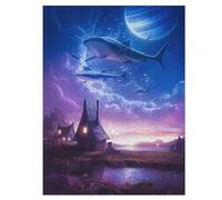 Puzzle místico adicto al mundo, 500 piezas, rompecabezas de madera para adultos y niños, rompecabezas imposibles, juego de habilidad para toda la familia, 55 × 41 cm