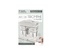 Puzzle modelo 3D - Arco de Triunfo - Gris - 54 piezas