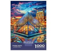 Puzzle Museo del Louvre 1000 Piezas para Adultos Y Niños - Rompecabezas De DIY, Juego Creativo para Toda La Familia 52x38cm/1000pcs