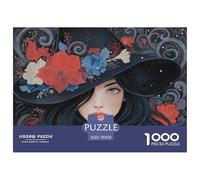 Puzzle Mysterious Bruja De 1000 Piezas Interesante Rompecabezas Hombres Y Mujeres De 1000 Piezas Obra De Arte Entretenimiento Creativo 70x50cm/1000pcs