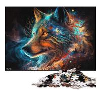 Puzzle Nebula Wolf V4 de 500 piezas para adultos, rompecabezas de madera, rompecabezas ideal para regalar, 500 piezas (52 x 38 cm)